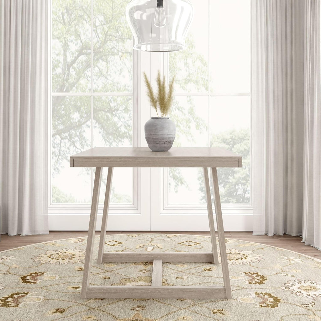 Classic Pub Dining Table Counter Height (41in / 1050mm), Seashell Wirebrush