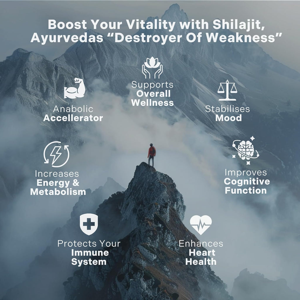 Organi Himalaya Shilaji Resi Extrac 1000m Ma Potency La Teste Pur Shilaji fo Me Women 85 Trac Mineral Fulvi Acid Immun Support Energy Cognition Mont Supply 12 Capsules
