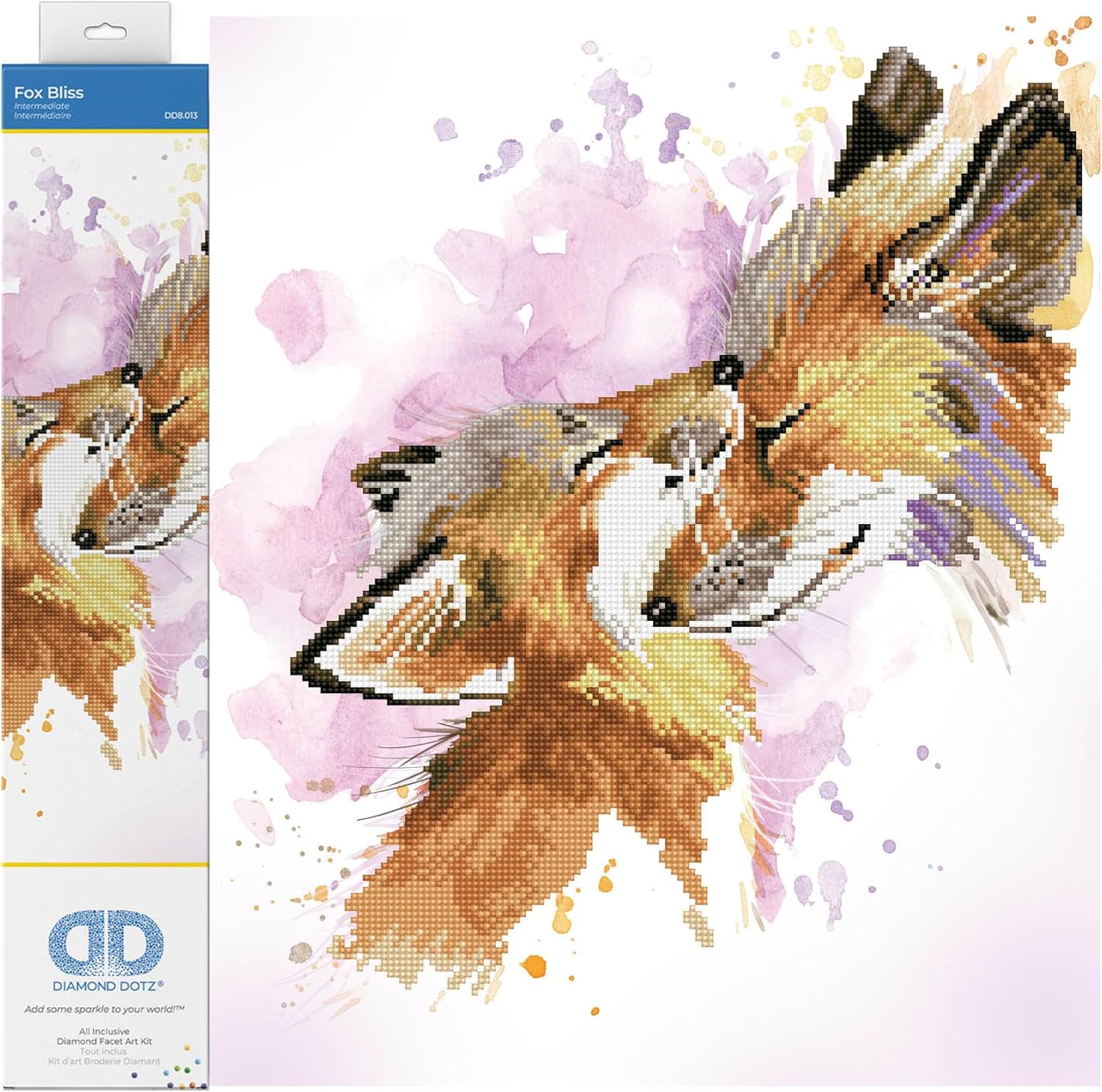 DIAMON DOT Fo Blis Anima Diamon Paintin Kit fo Adult Diamon Ar Kit Relaxin Creativ Craf Ki wit Dot Gem 16inchx20inch