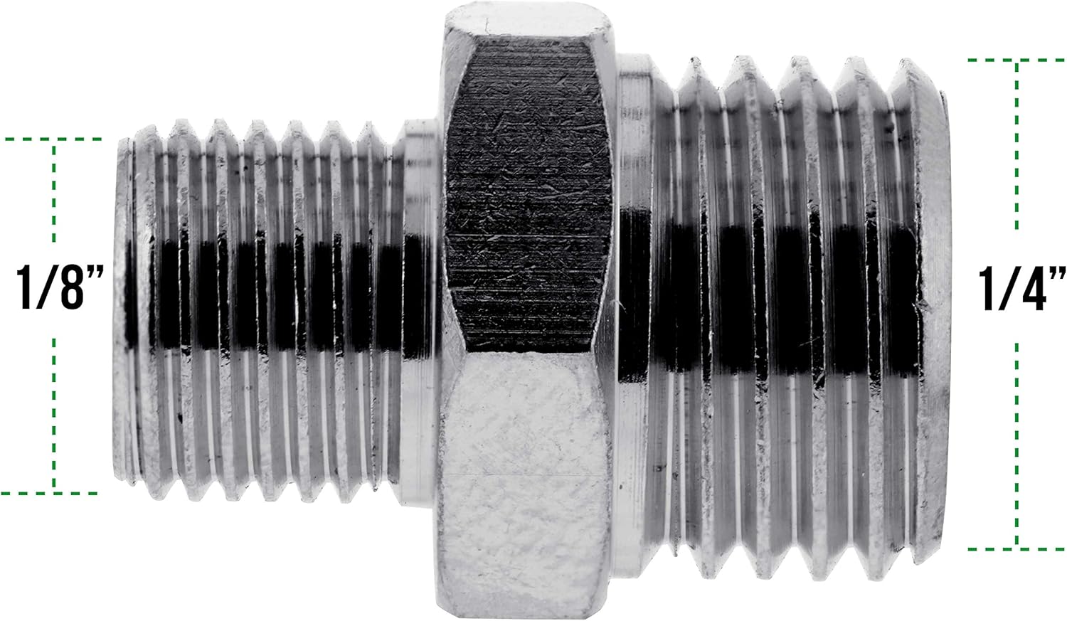 Maste Airbrus Bran 1/8inc BS Mal t 1/4inc BS Mal Airbrus Adapte Fitting Conversio Adapte Nipple Connecto fo Airbrus Hose an Compressors