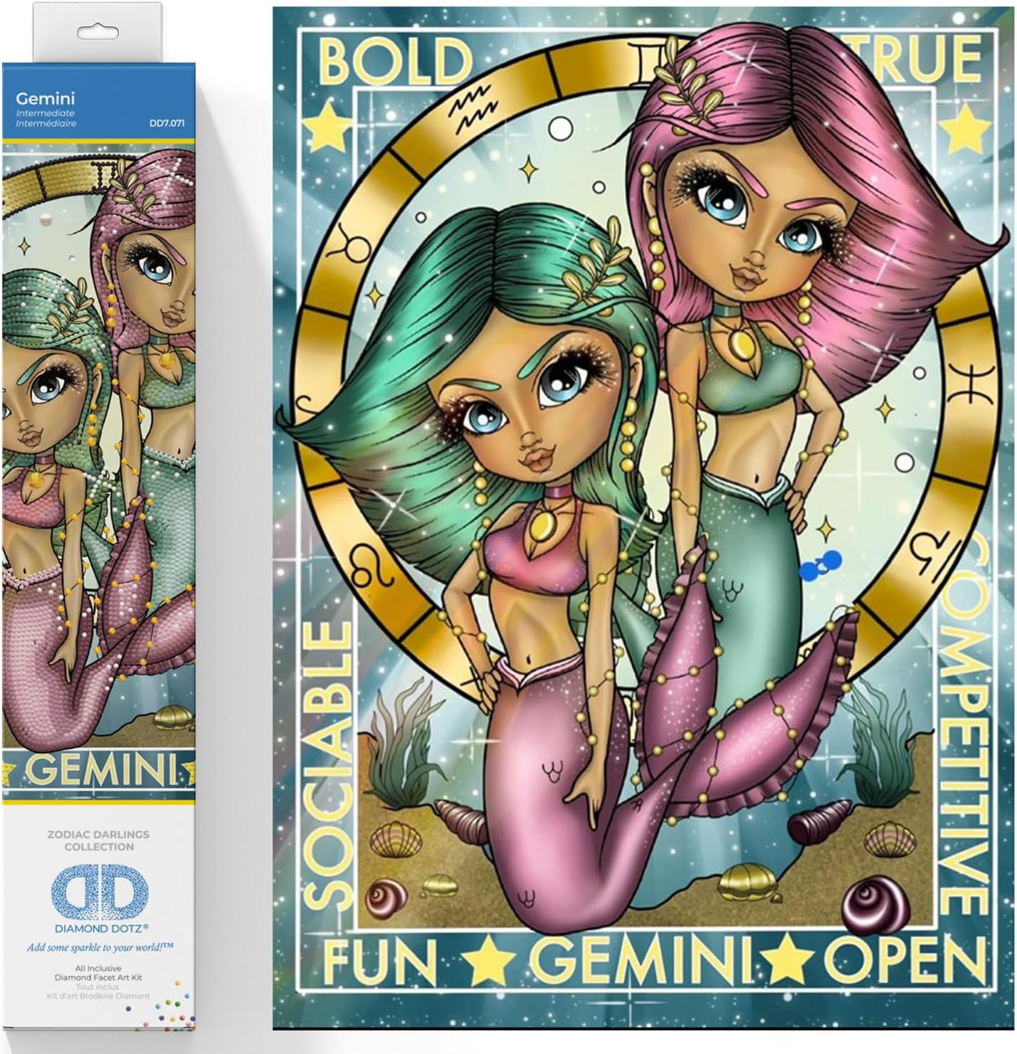 DIAMON DOT Gemin Diamon Paintin Kit fo Adult Diamon Ar Kit Relaxin Creativ Craf Ki wit Dot Gem 15.8x11.8