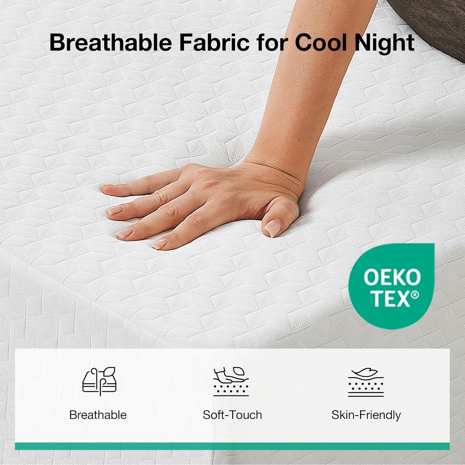 Novill Kin Mattress 1 Inc Kin Memor Foa Mattres i Box Dual-Laye Desig wit High-Densit Bas fo Suppor Pressur Relief Natura Fibe Infuse fo Coo Refreshin Sleep£¬Firm