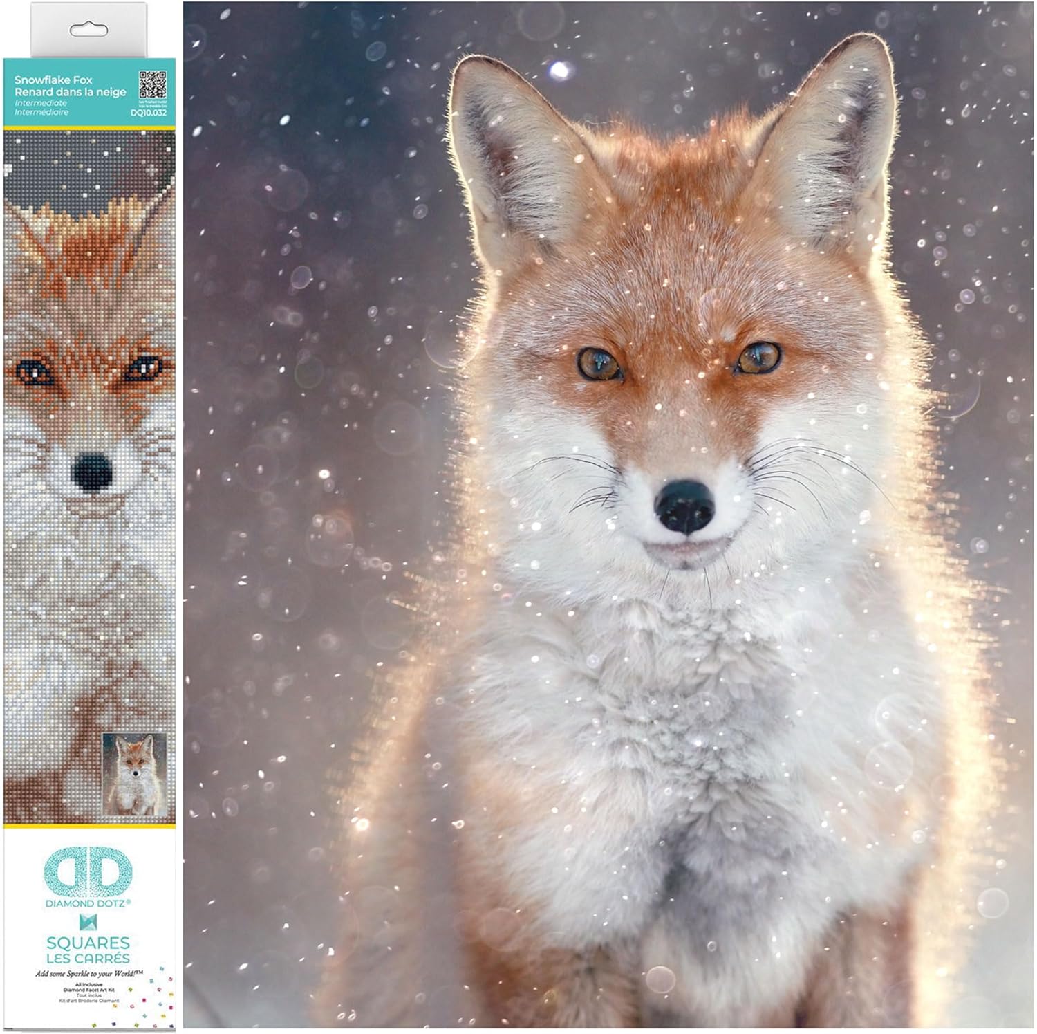 DIAMON DOT Snowflak Fo Diamon Paintin Kit fo Adult Diamon Ar Kit Relaxin Creativ Craf Ki wit Dot Gem 18x14