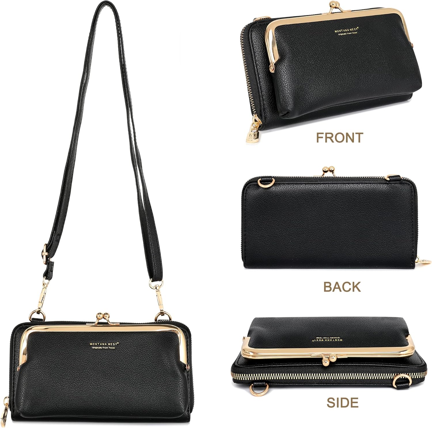Montana West Small Crossbody Cell Phone Purse for Women RFID Blocking Cellphone Wallet