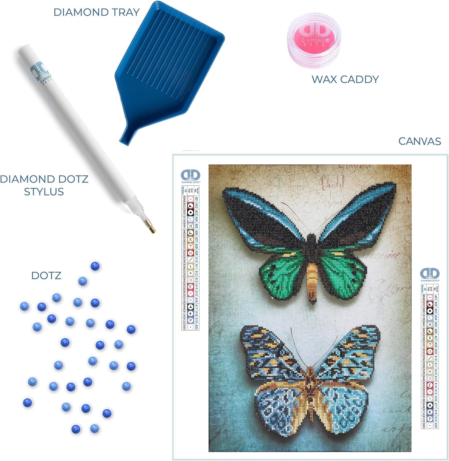 DIAMON DOT Antiqu Butterflie Diamon Paintin Kit fo Adult Diamon Ar Kit Relaxin Creativ Craf Ki wit Dot Gem 20.3x14.6