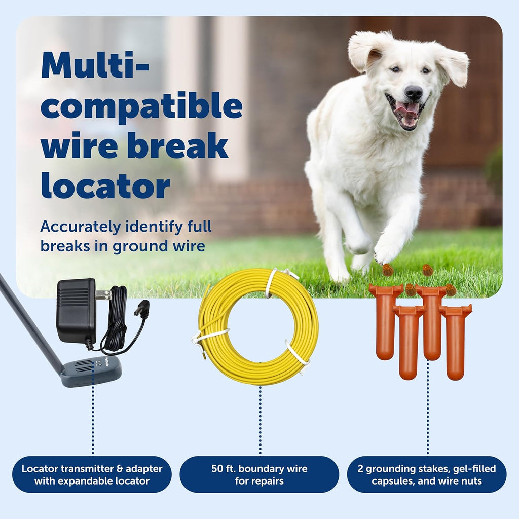 PetSaf Wir Brea Locato Effectiv Accurat Faul Detecto wit Dual-Ton Detectio Wir Signa Teste Fenc Troubleshootin Diagnosti Too In-Groun Fenc Repai Accessory