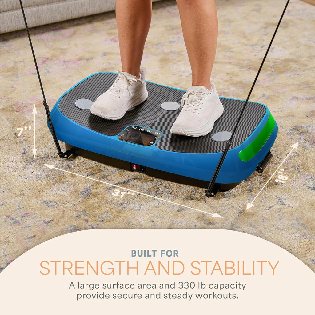 Lifepro Rumblex 4D Vibration Plate Exercise Machine with Triple Motor Oscillation, Linear, and Pulsation ¨C Advanced 4D Vibration Technology for Whole Body Fitness, Weight Loss and Recovery at Home