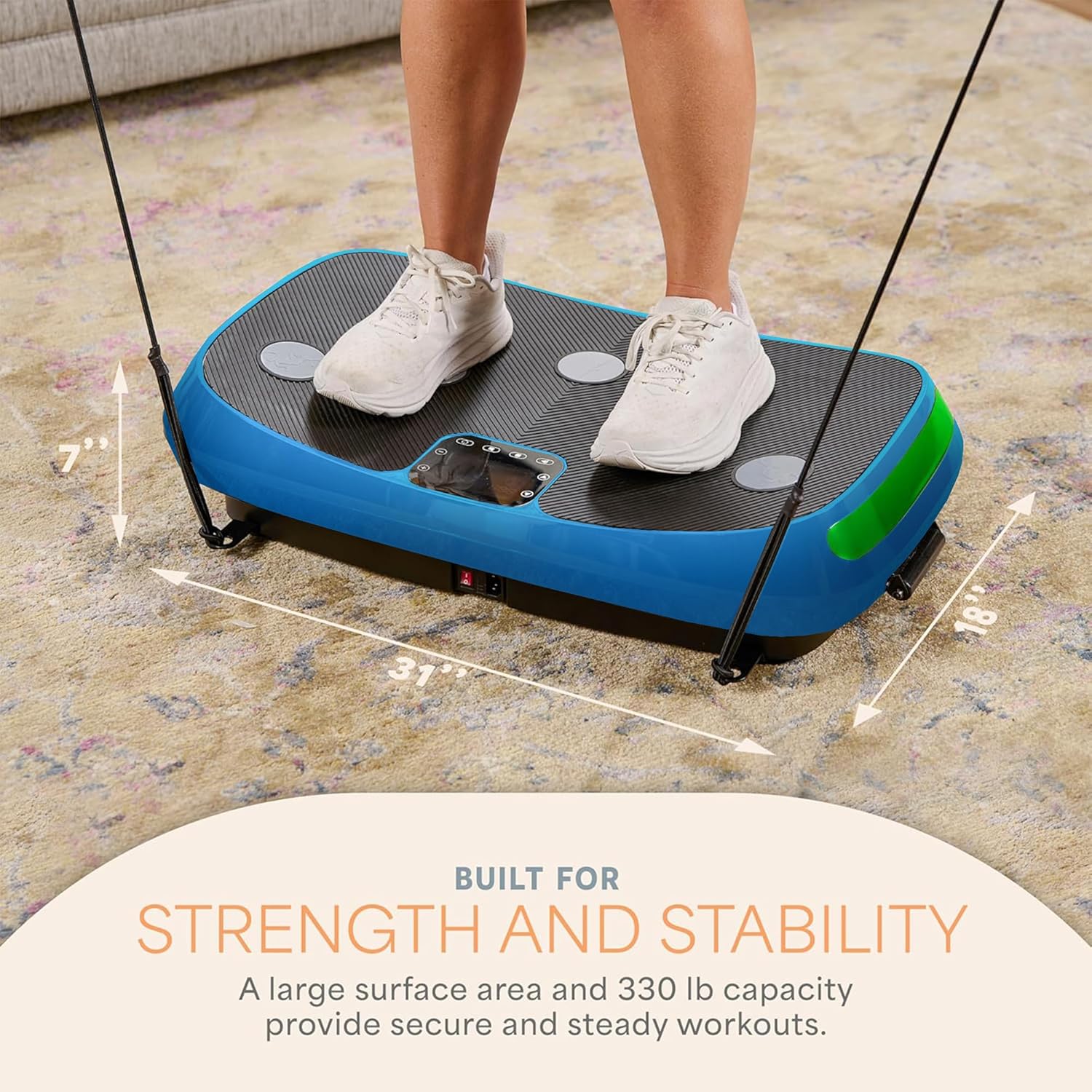Lifepro Rumblex 4D Vibration Plate Exercise Machine with Triple Motor Oscillation, Linear, and Pulsation ¨C Advanced 4D Vibration Technology for Whole Body Fitness, Weight Loss and Recovery at Home