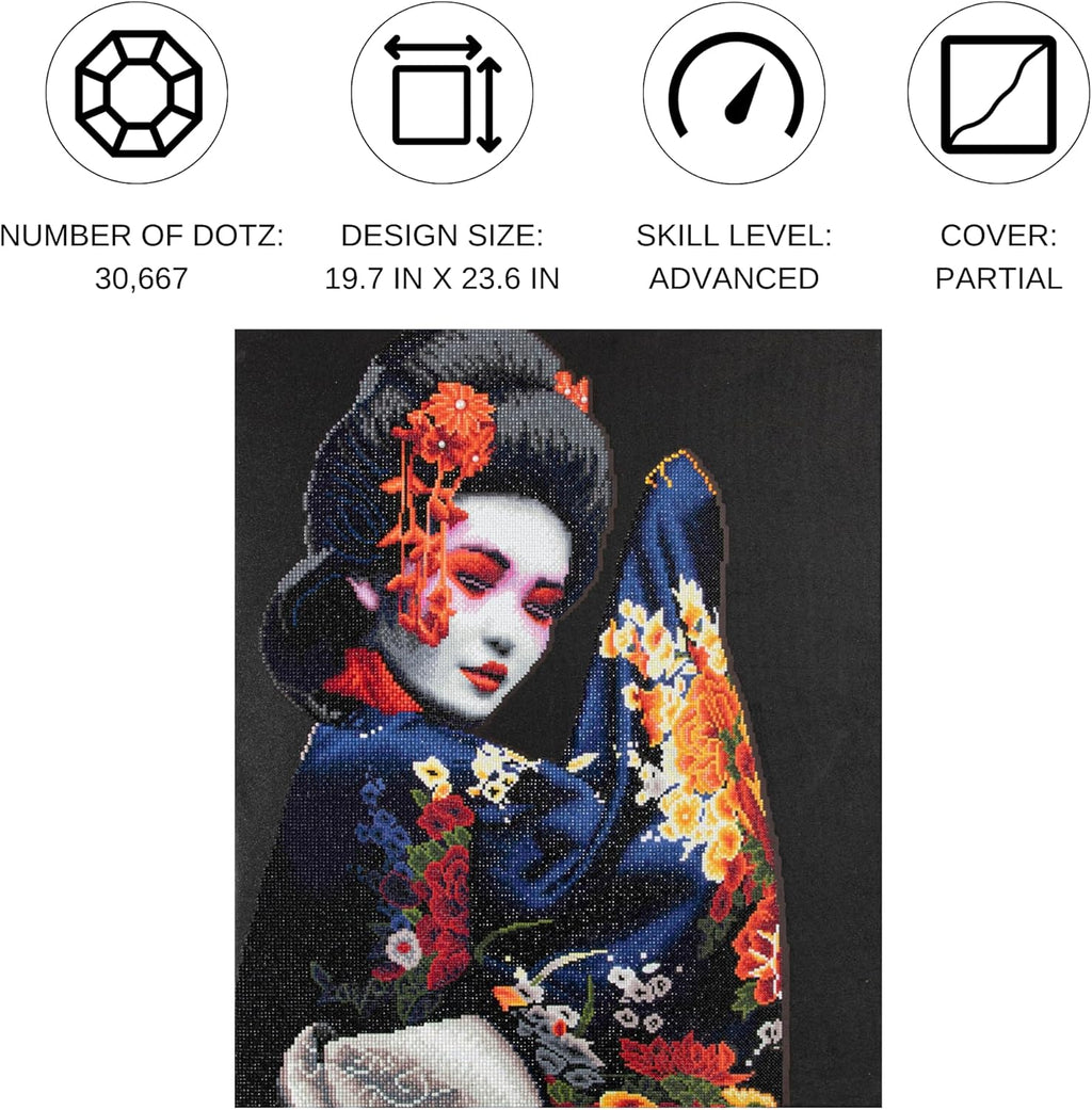 DIAMON DOT Kyot Beaut Diamon Paintin Kit fo Adult Diamon Ar Kit Relaxin Creativ Craf Ki wit Dot Gem 20x24