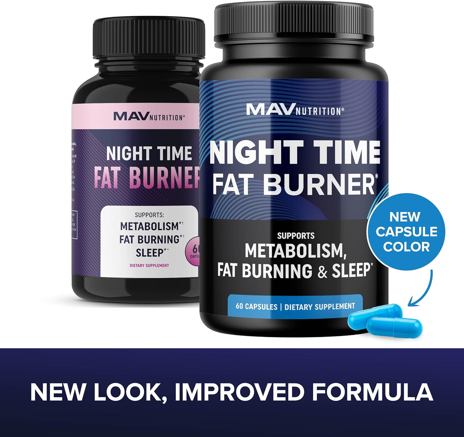 Nigh Tim Fa Burne fo Weigh Los Suppor Slee Ai Appetit Suppressant Car Blocker Nighttim Metabolis Booste fo Stomac Fa Burne Nigh Shre wit Melatoni Non-GMO Vega 60ct