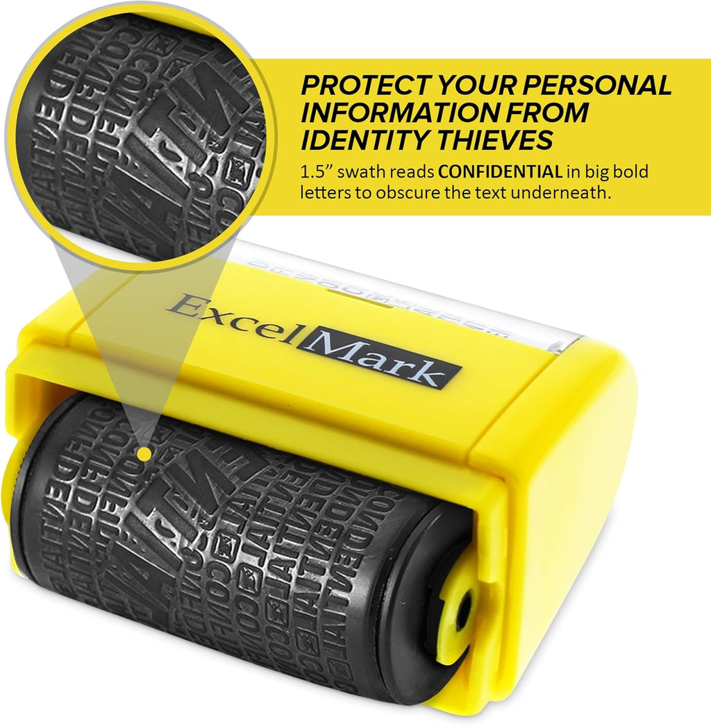 ExcelMark Rolling Identity Theft Stamp (Large)