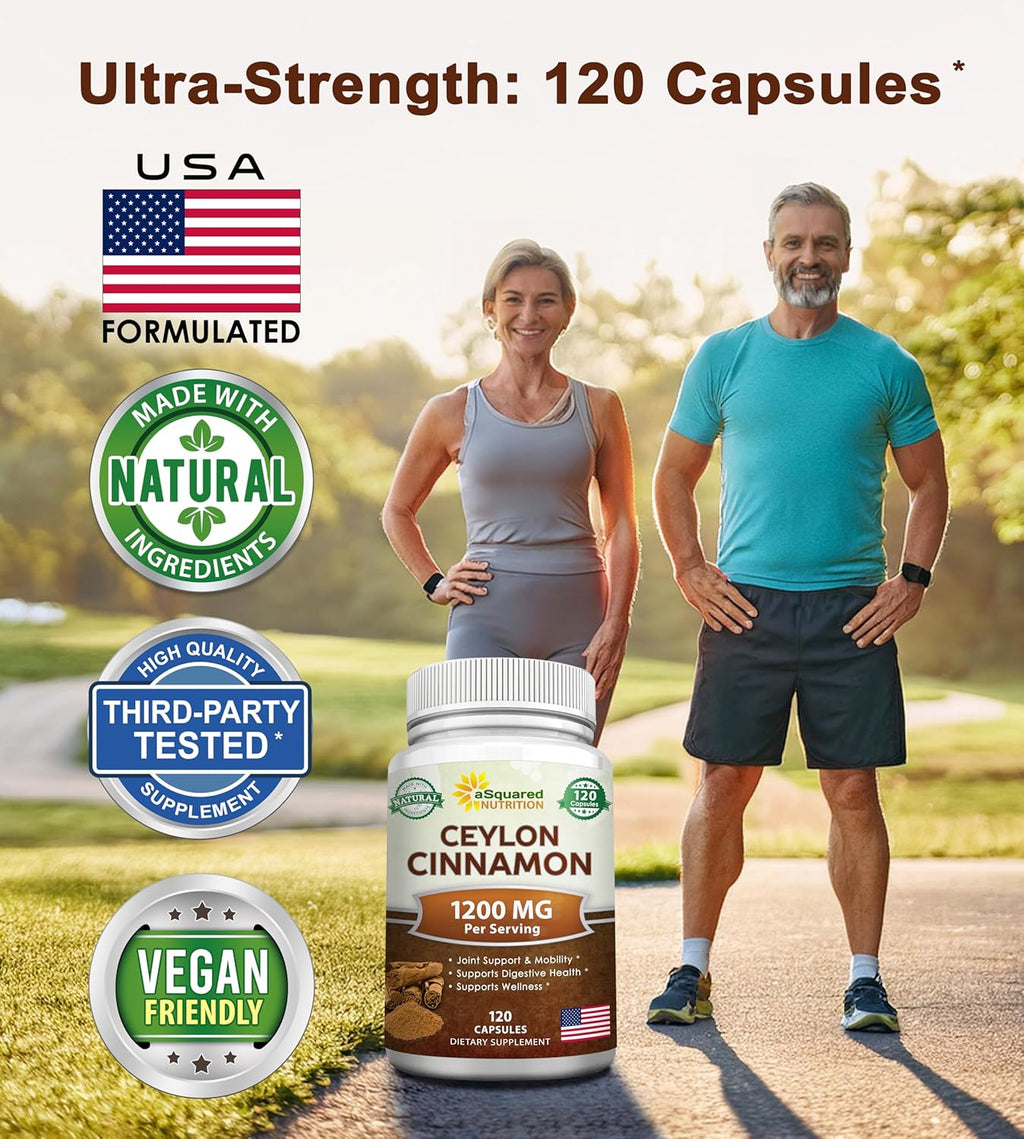 Natura Ceylo Cinnamo 1200m 12 Capsules Tru Cinnamo fro Sr Lanka Extrac Supplemen Pill Promote Hear Health