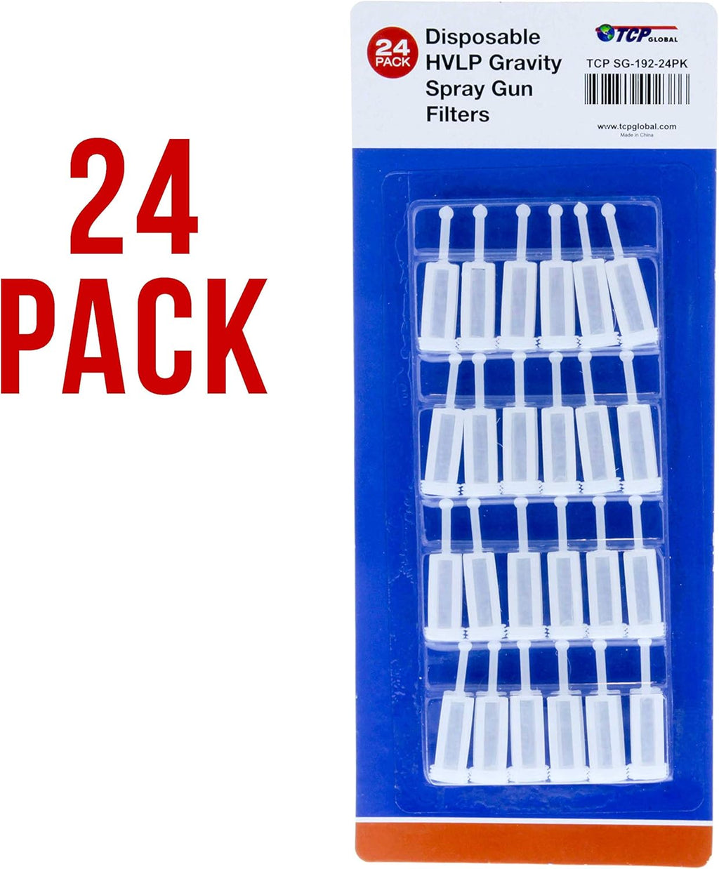 TC Globa Disposabl HVL Gravit Spra Gu Filter Fin Mes (Pac o 24 Universa Siz Fit Mos Gravit Fee Spra Gun t Strai an Catc Dir Particle i Pain Coatings Auto