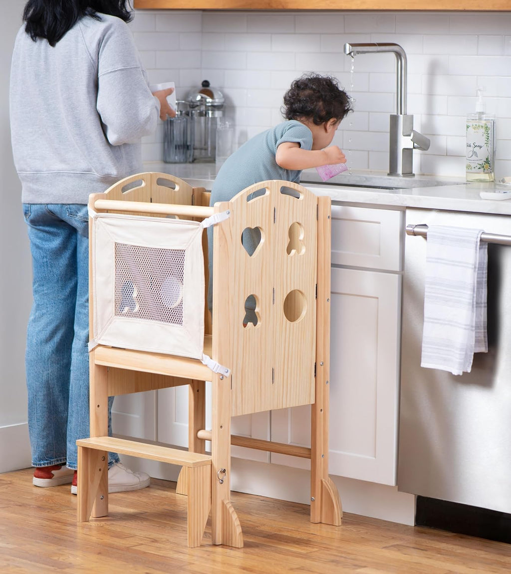 Avenlu Laure  i Foldabl Kitche Towe Ste Stoo fo Toddler Idea fo Kitchen Livin Room Playroom an Mor wit Integrate Chalkboar Childre Stool