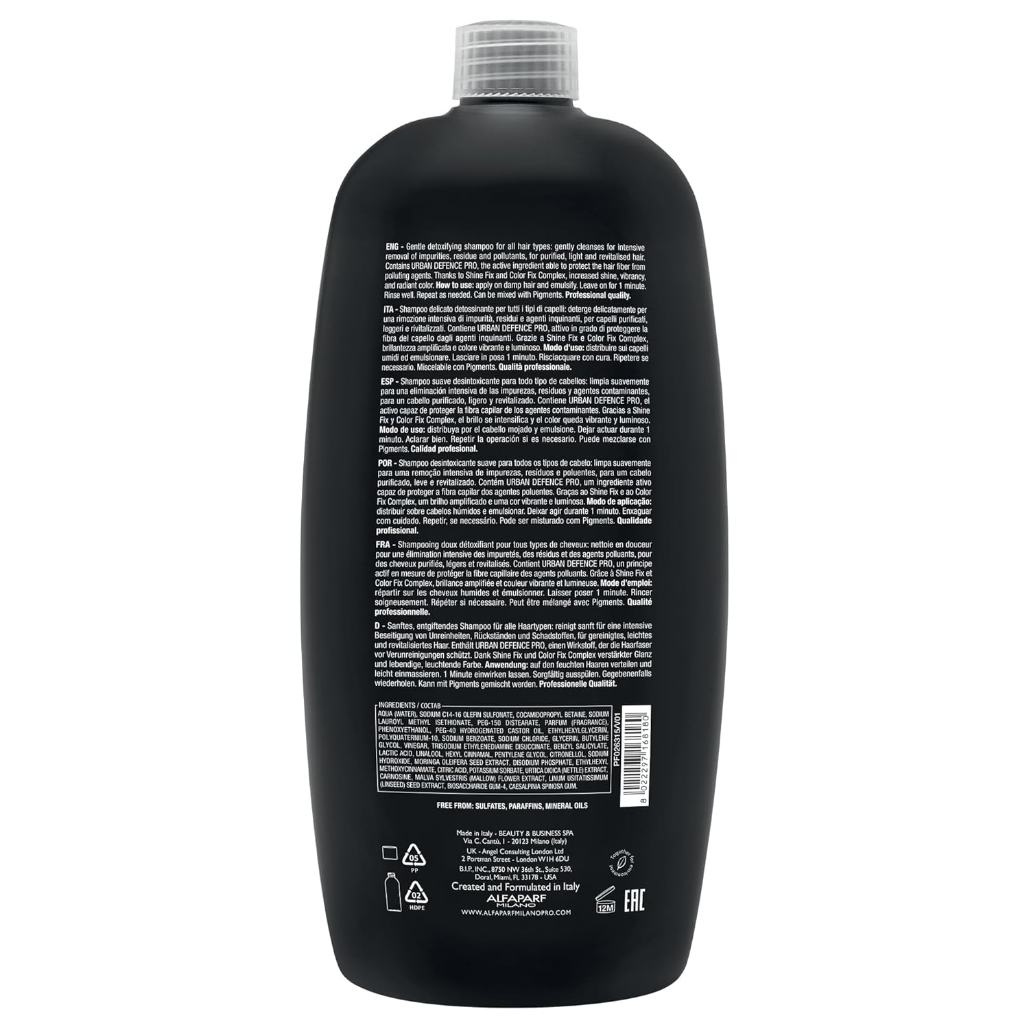 Alfapar Milan Sem D Lin Sublim Sulfat Fre Deto Shampoo 8.4 f oz