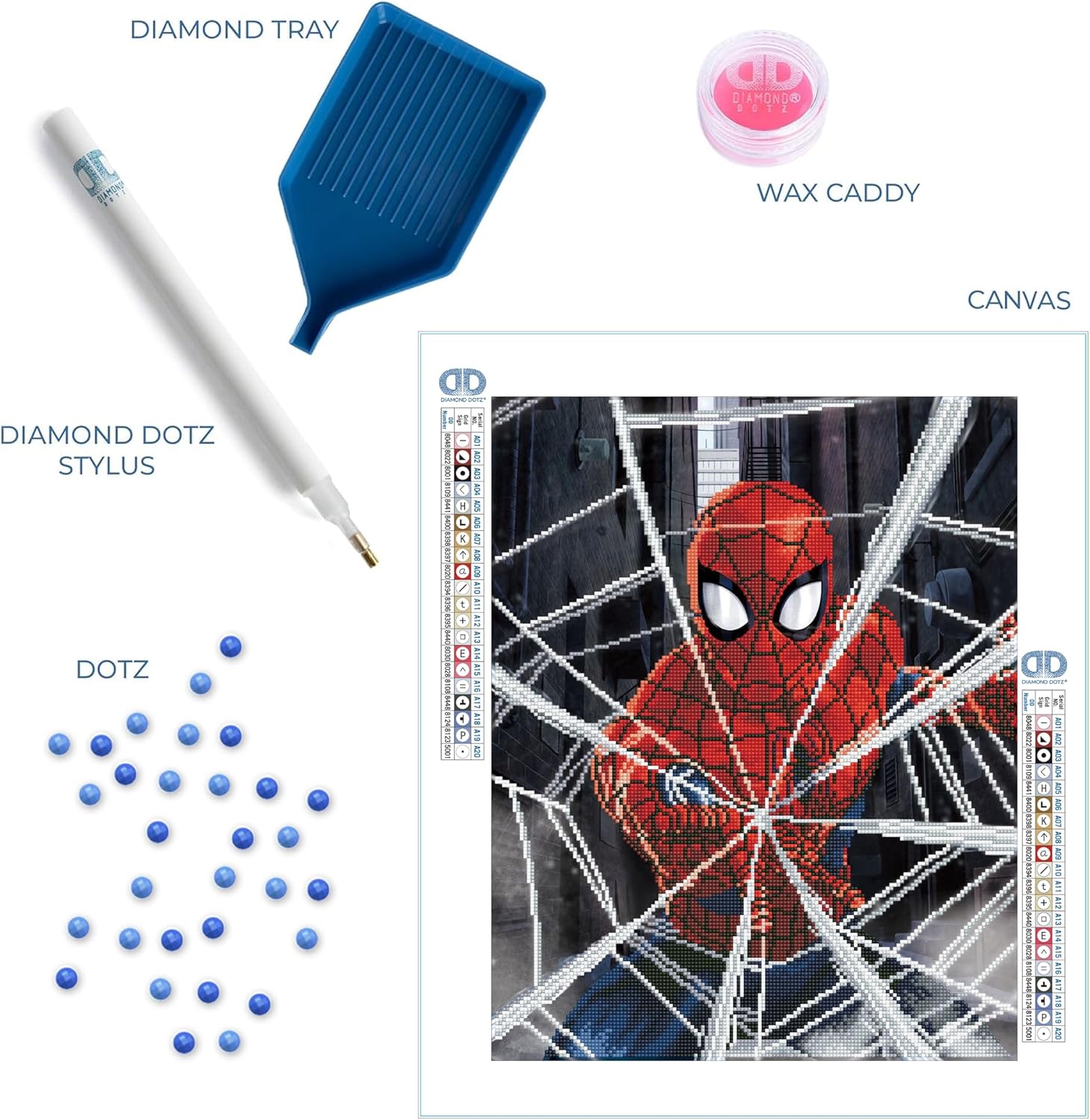 Camelo Dot Fabric Diamon Paintin Ki Web-Slngr