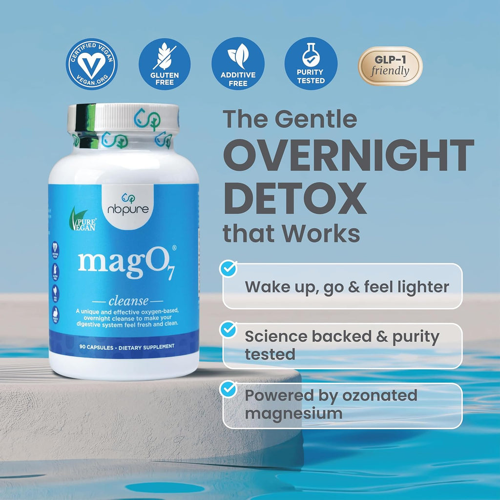nbpur MagO Natura Colo Cleans Deto Occasiona Constipatio Relief Stoo Softening Bloatin Suppor fo Me Wome Ozonate Magnesiu Oxide 3 Capsules