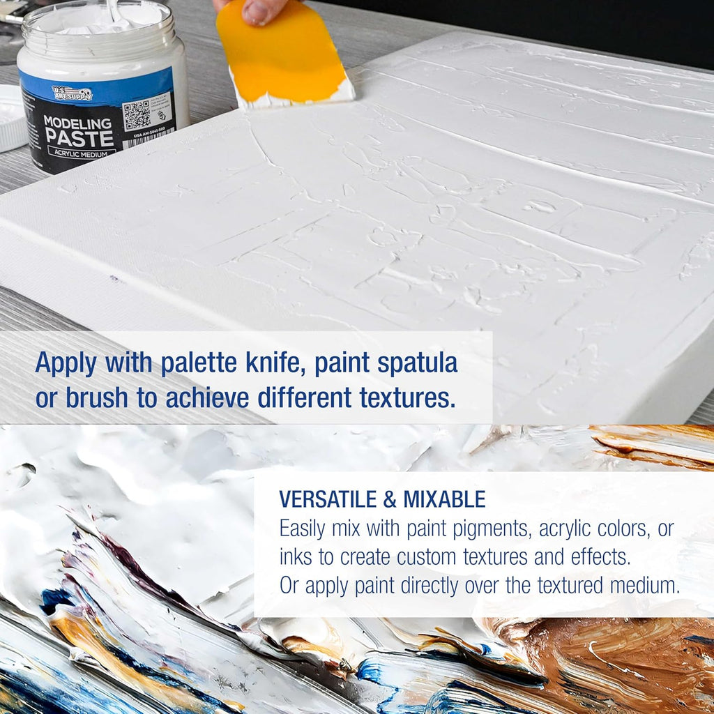 U.S Ar Suppl Acryli Modelin Past 16.9o (500ml Lightweight Flexible Mixable Sandable an Archival-Safe
