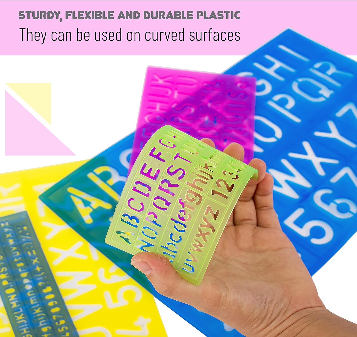 Mr Pe Letter an Number Alphabe Templates Lette Stencils Pac o 5