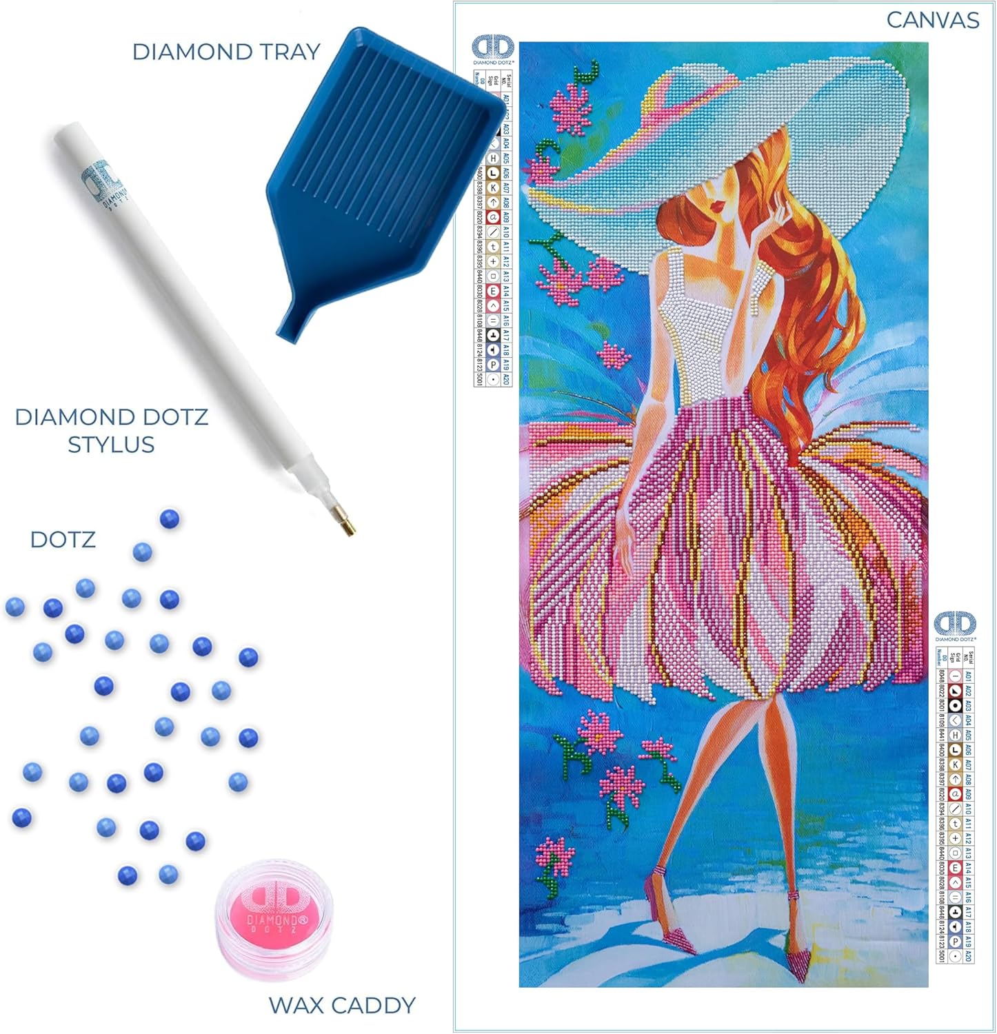DIAMON DOT a Hom  Strol i Th Sun Partia Drill Roun Dotz Diamon Paintin Kits Diamon Ar Kit fo Adults Ge Art Diamon Art 13inchx30inch
