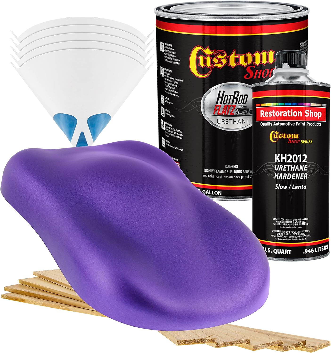 Custo Sho Plu Craz Metalli Ho Ro Flat Fla Matt Sati Urethan Aut Pain Complet Gallo Pain Ki Professiona Lo Shee Automotive Ca Truc Coating 4: Mi Ratio