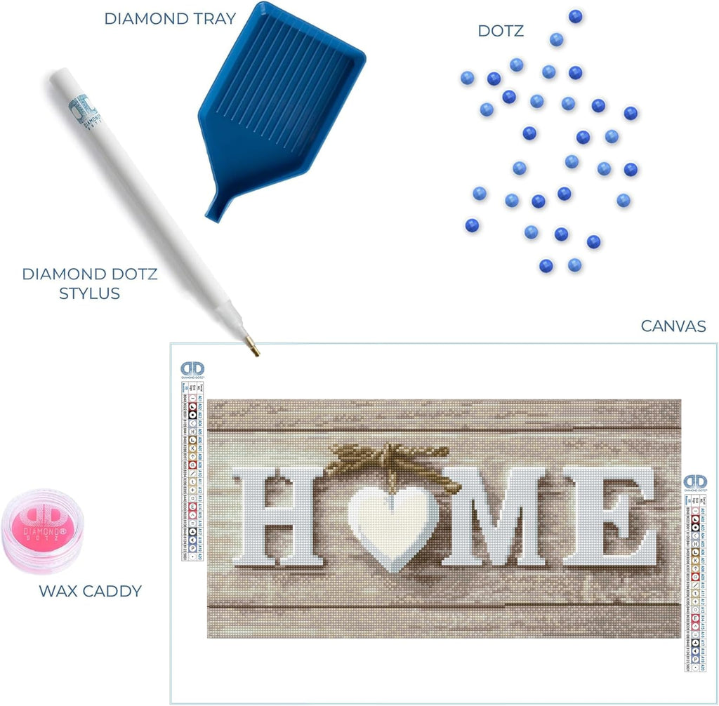 DIAMON DOT Sparkl a Hom Wor Diamon Paintin Kit fo Adult Diamon Ar Kit Relaxin Creativ Craf Ki wit Dot Gem 11inchx21inch