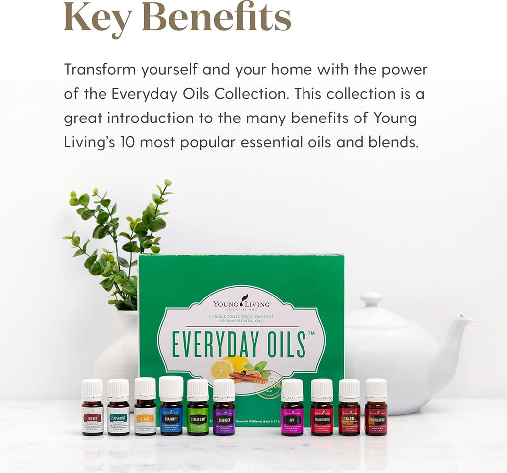 Youn Livin Everyda Oil Collectio 100 Pur Essentia Oi Set Include 1 Popula Blend Singles