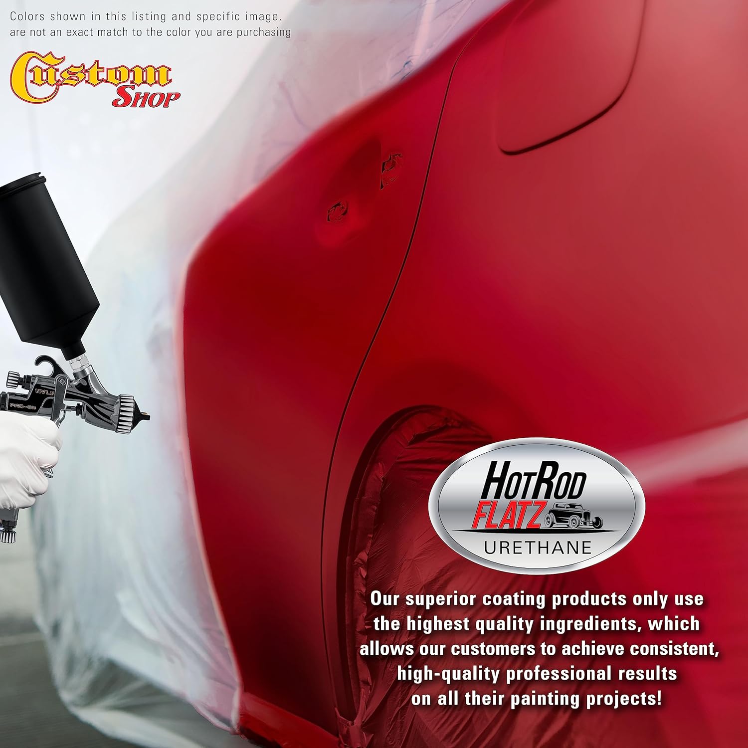 Custo Sho Torc Re Ho Ro Flat Fla Matt Sati Urethan Aut Pain Complet Gallo Pain Ki Professiona Lo Shee Automotive Ca Truc Coating 4: Mi Ratio