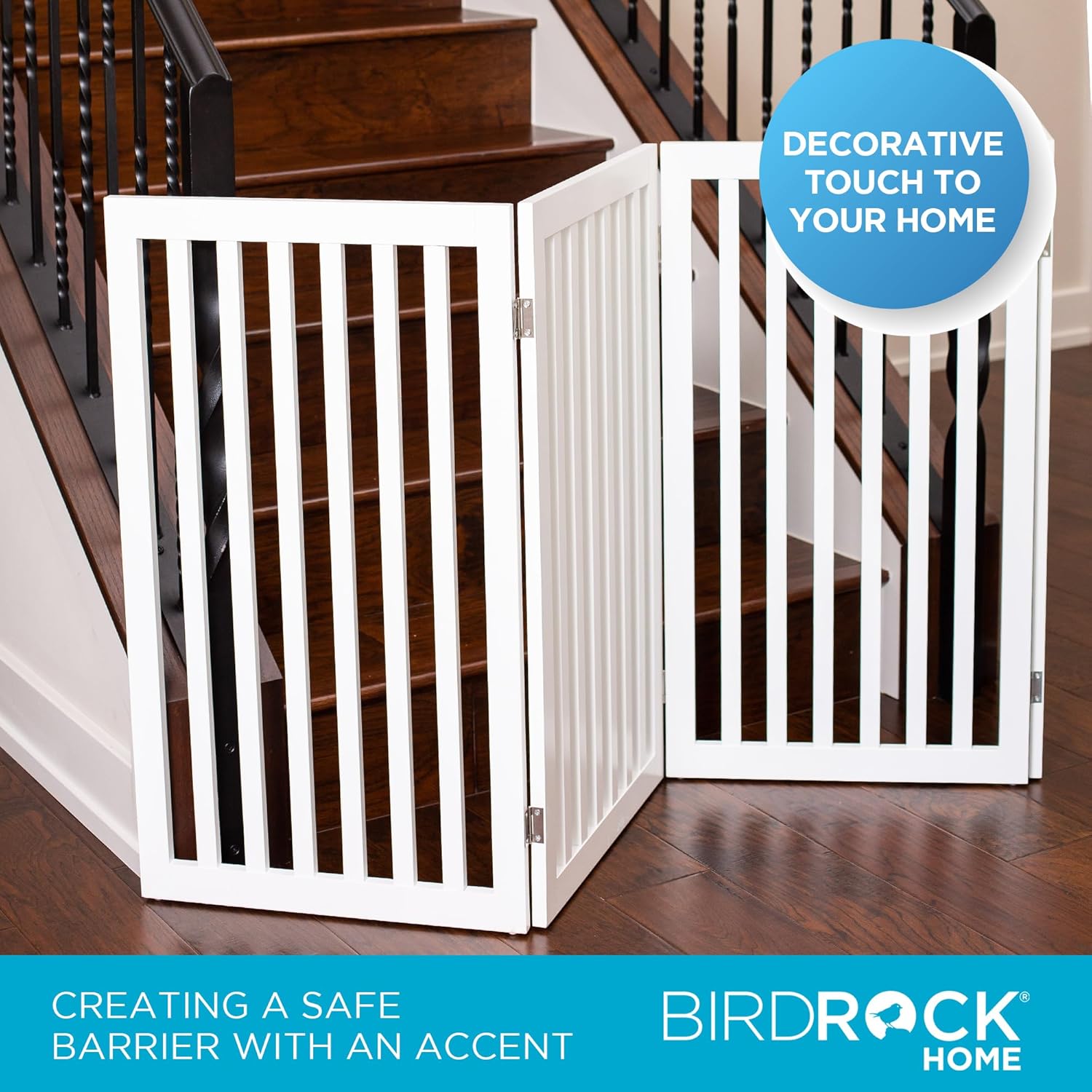 INTERNET' BES Do Gat Indoo Freestandin Pe Barrier Foldin Woo Do Fence Extr Wid Doorwa Pupp Gate Indoo Anima Privac Panel Woode Ca Fenc  Pane 36inch White