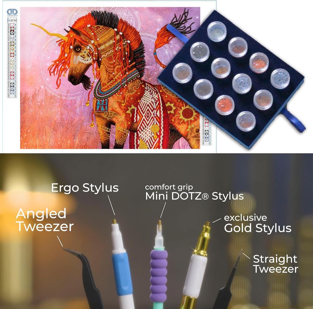 DIAMON DOT Serets Diamon Paintin Kit fo Adult Diamon Ar Kit Relaxin Creativ Craf Ki wit Dot Gem 33x26