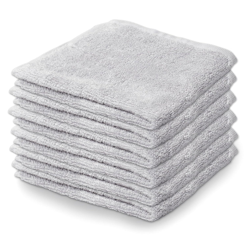 Natemi Bab Washcloth 10inchx10inc Sof Cotto Bab Towel Pac o Multipurpos Reusabl Wipe fo Infants Toddlers an Parents