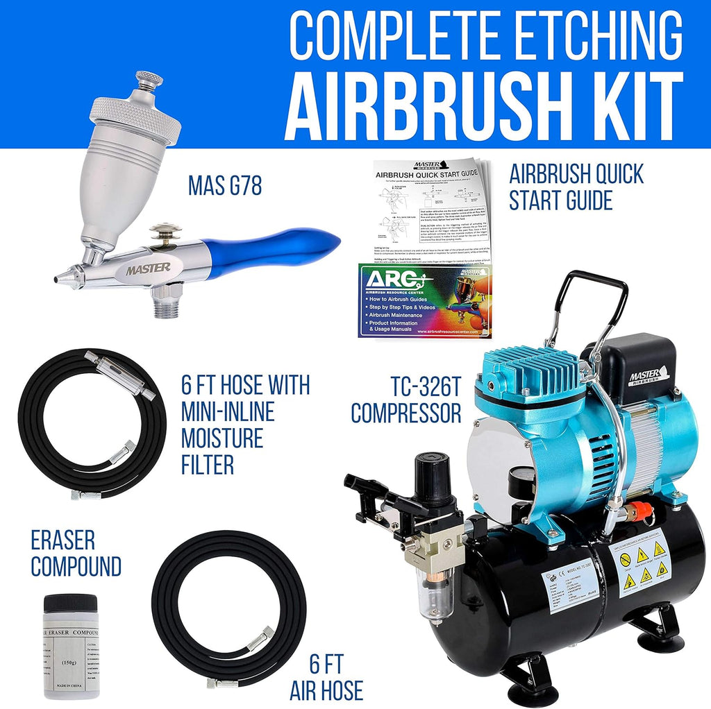 Maste Airbrus Mode G7 Etchin Airbrus Syste wit AirBrush-Depo TC-20 ...