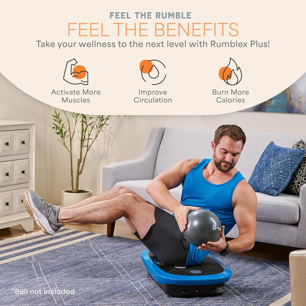 Lifepro Vibration Plate Machines ¨C Full Body Workout, Recovery Lymphatic Drainage with 4D Motion, Silent Operation, Joint Support, Triple Motor Technology for Circulation, Fat Burn Toning