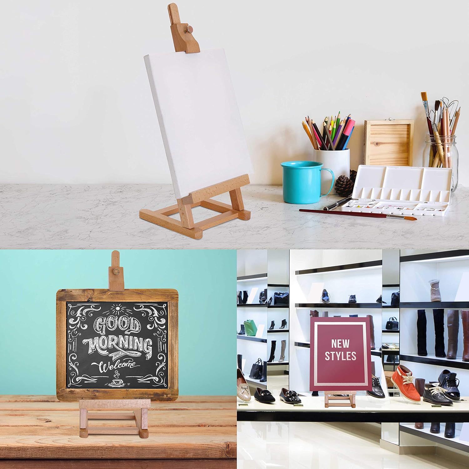 U.S Ar Suppl 16inc Min Woode Studi Tableto Ease H-Fram Artist Adjustabl Paintin an Displa Stand Hold U t 12inc Canva Portabl Tabl To Ease fo Painting Artwork