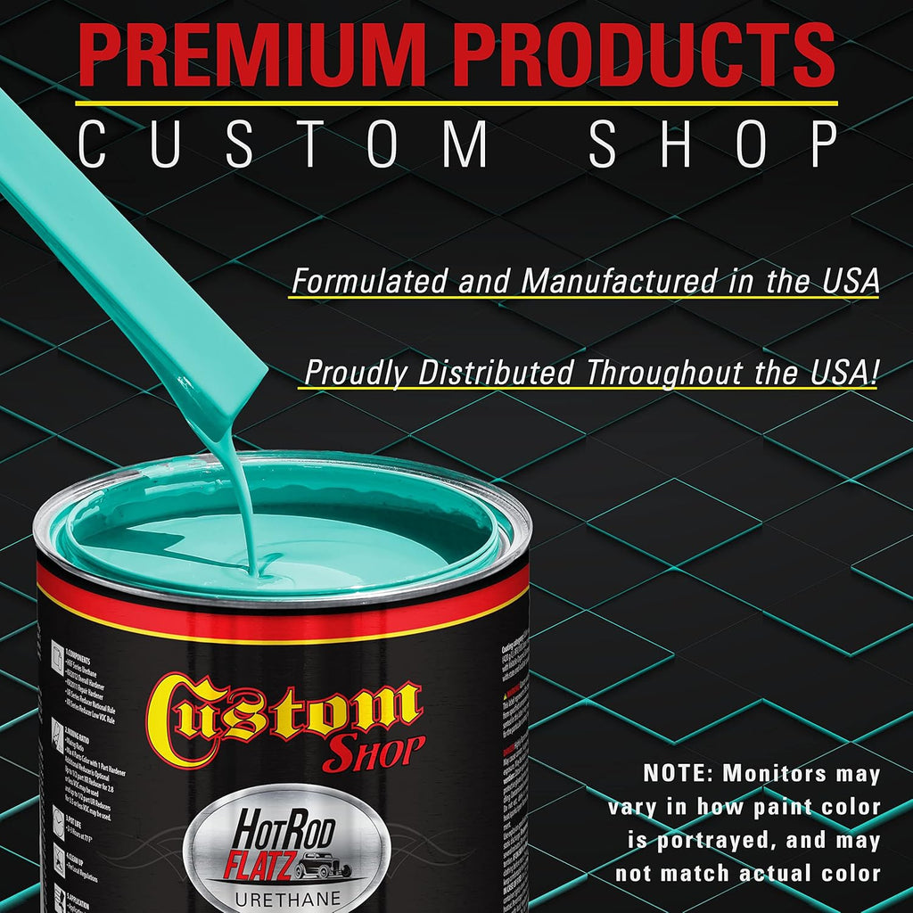 Custo Sho Tropica Turquois Ho Ro Flat Fla Matt Sati Urethan Aut Pain Complet Quar Pain Ki Professiona Lo Shee Automotive Ca Truc Coating 4: Mi Ratio