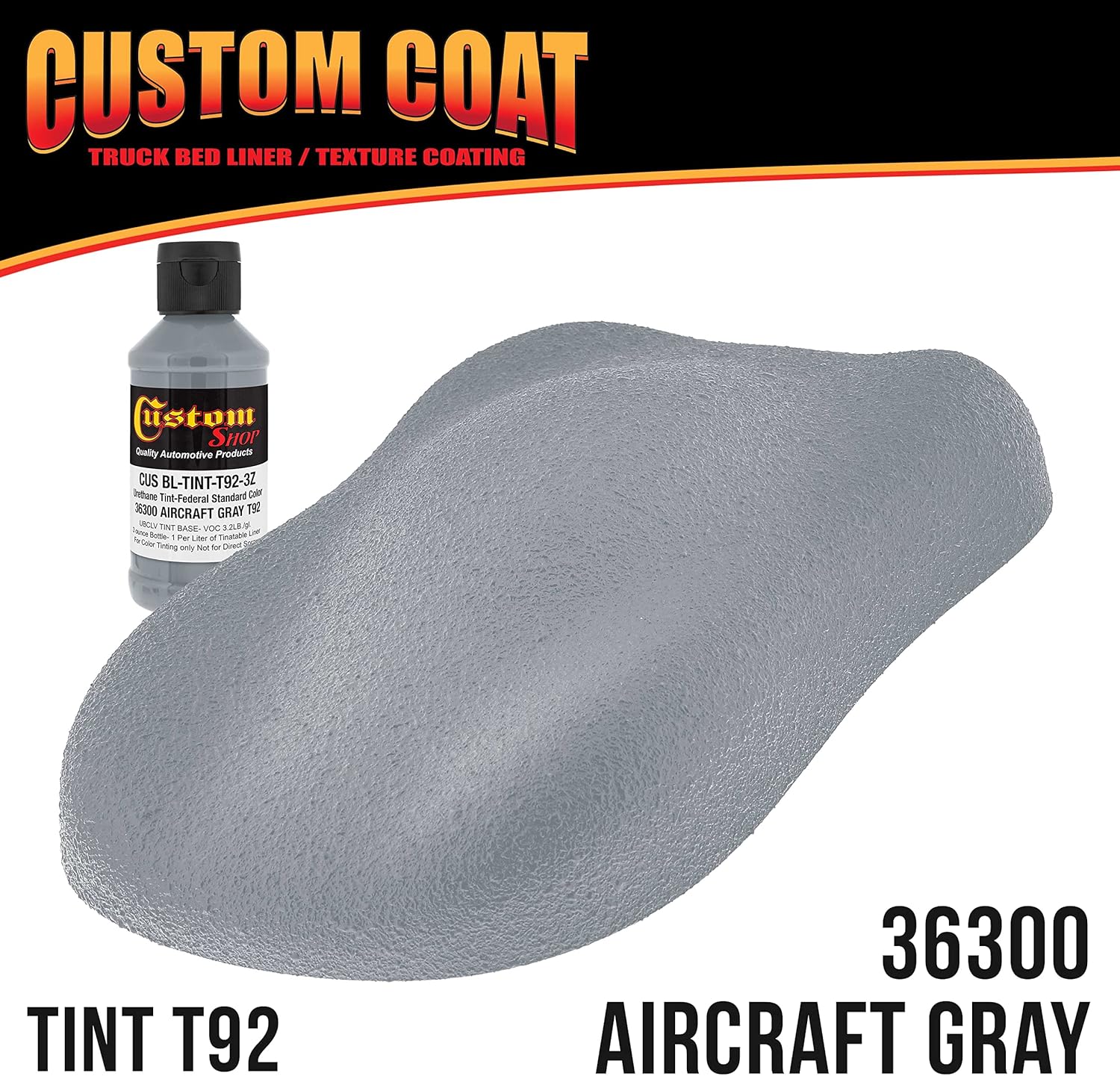 Custo Coa Federa Standar Colo 3630 Aircraf Gra T9 Urethan Spray-O Truc Be Liner Gallo Ki wit Spra Gu an Regulato Durabl Texture Protectiv Coatin Eas Mi Ca Auto