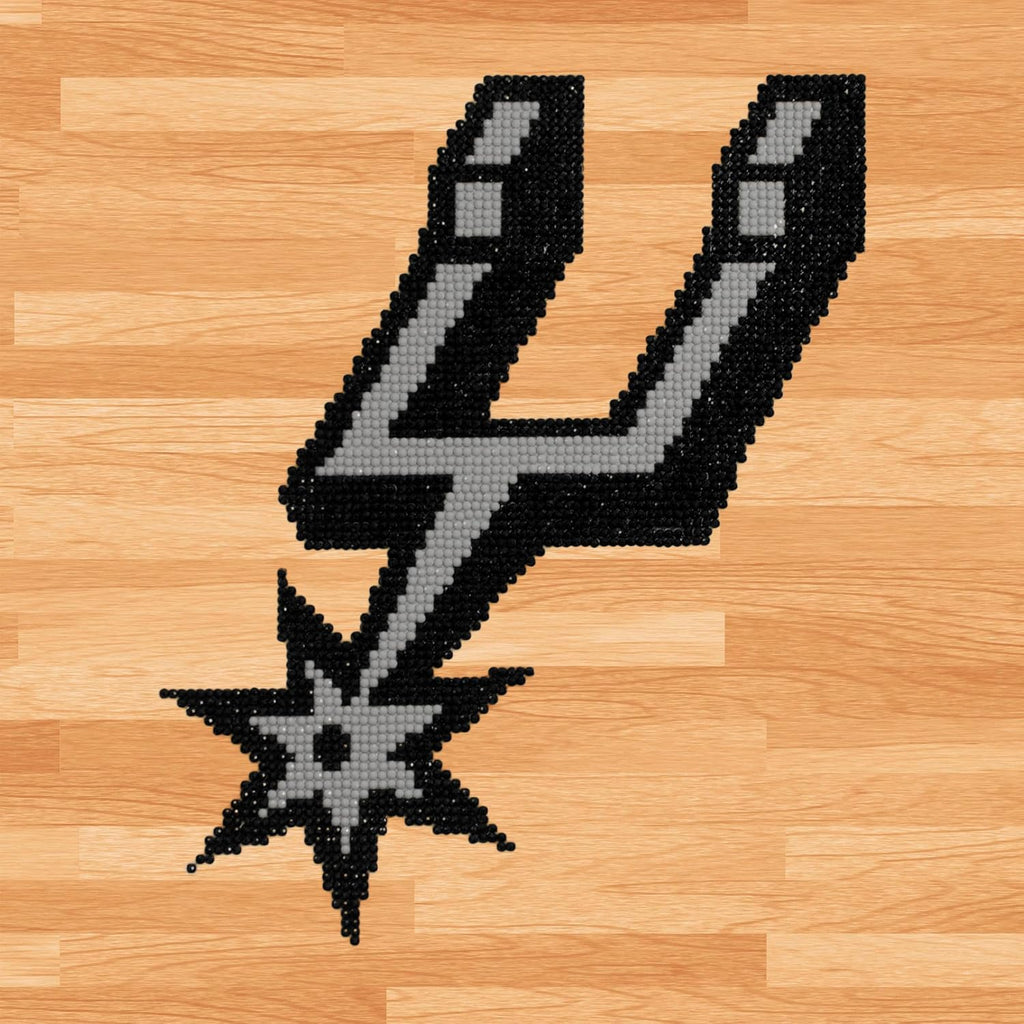DIAMON DOT NB Sa Antoni Spur Basketbal Diamon Paintin Kit fo Adult Diamon Ar Kit Relaxin Creativ Craf Ki wit Dot Gem 12.6inchx12.6inch
