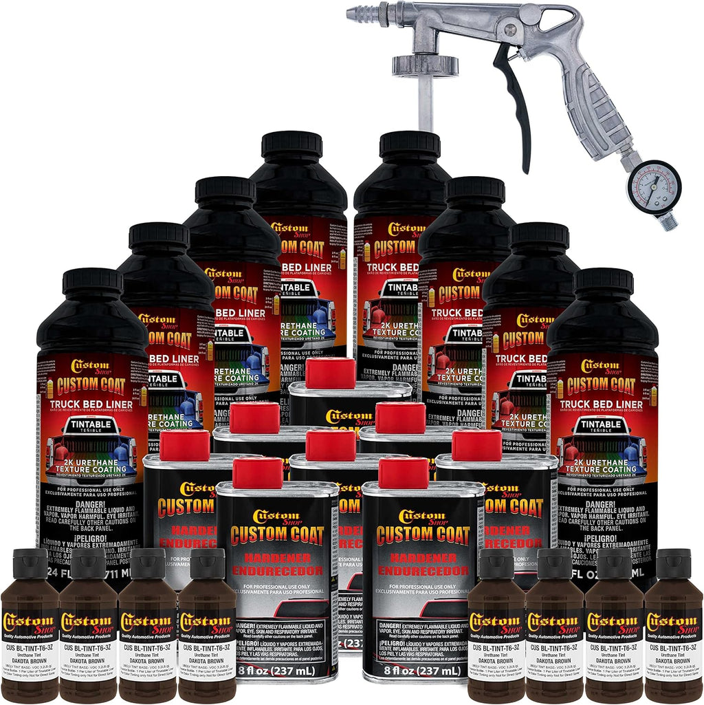 Custo Coa Dakot Brow Gallo ( Quart Urethan Spray-O Truc Be Line Ki wit Spra Gu an Regulato Eas Mixing Shake Shoo Texture Protectiv Coating Preven Rus Car Auto