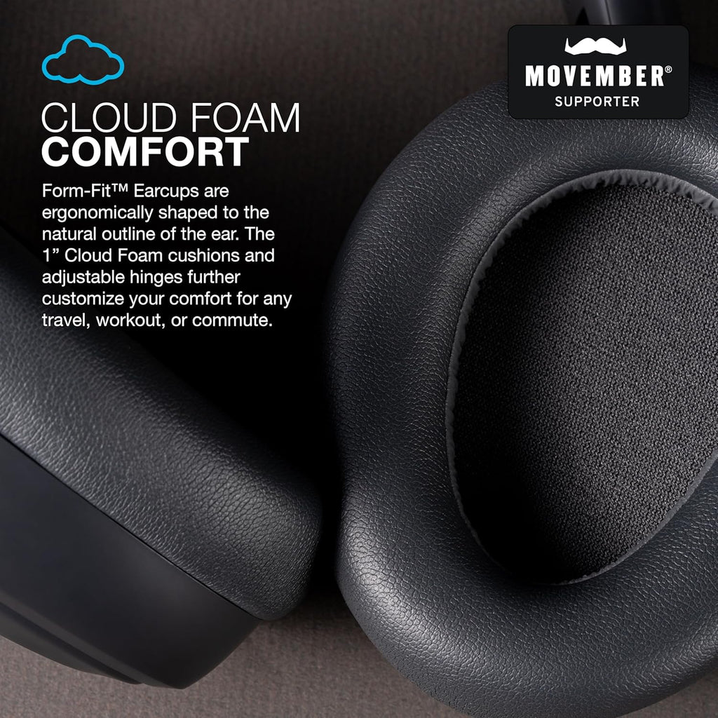 Lux ANC Wireless Headphones, Graphite, Hybrid Active Noise Cancelling, Customizable Sound, Spatial Audio Compatible, Premium Over-Ear Bluetooth Headset