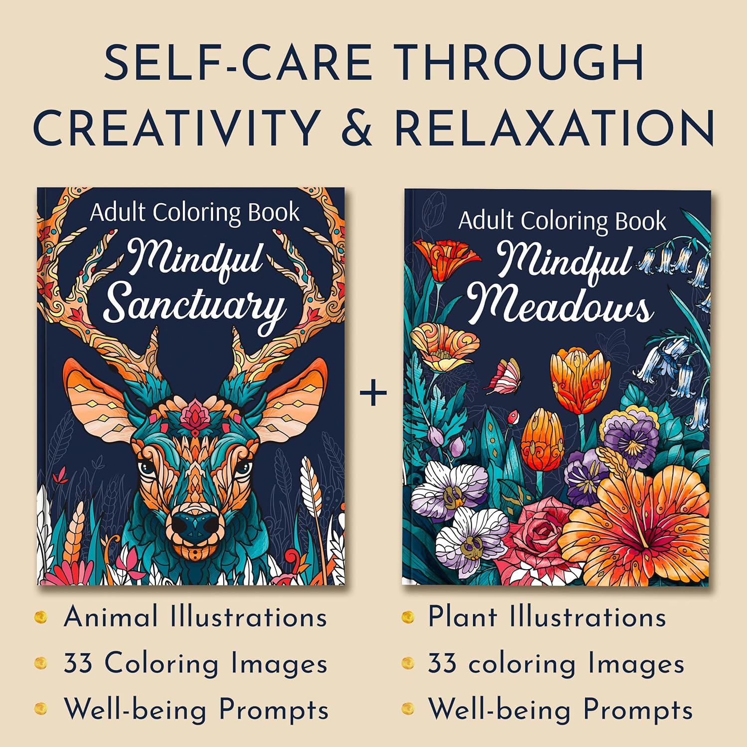 RYV Mindfu Meadow an Anima Colorin Boo fo Adult Beautifu an Relaxin Design t Unwin an Promot Mindfulnes Stres Relie Colorin Boo fo Women