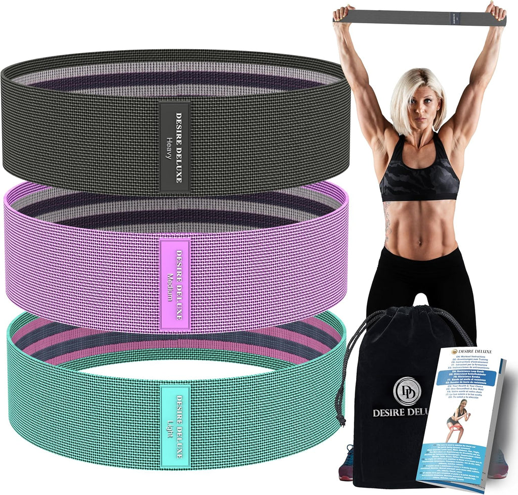 Desir Delux Resistanc Ban Exercis Workou Equipmen Band Se fo Workin Ou Physica Therap Me Wome Elasti Stretc Boot Gy Equipmen Accessorie Home Fitness Pilates Yog Pac 3