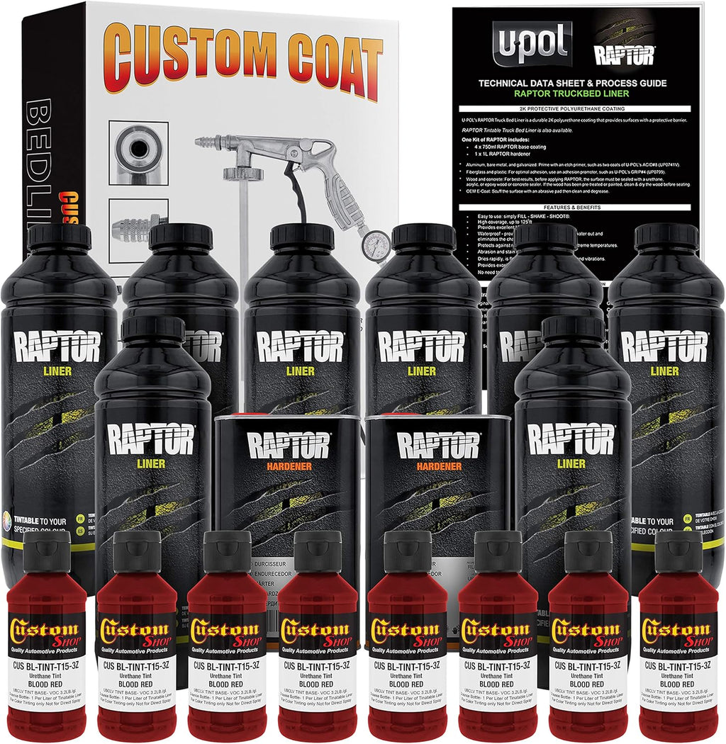 Custo Sho Bloo Re Urethan Spray-O Truc Be Line Ki an Custo Coa Spra Gu wit Regulator Liters
