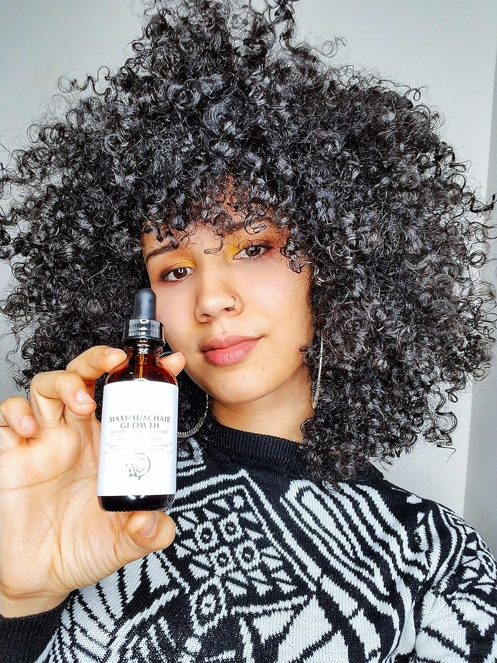 Maximu Sli Noa' Choic ORGANI Ayurvedi Hai Growt Formul fo FULLER Longer Thicker Healthie Hair Reviv you Hai an Scal TODAY Bes Treatmen fo Hai Los Thinnin Hai 2. oz