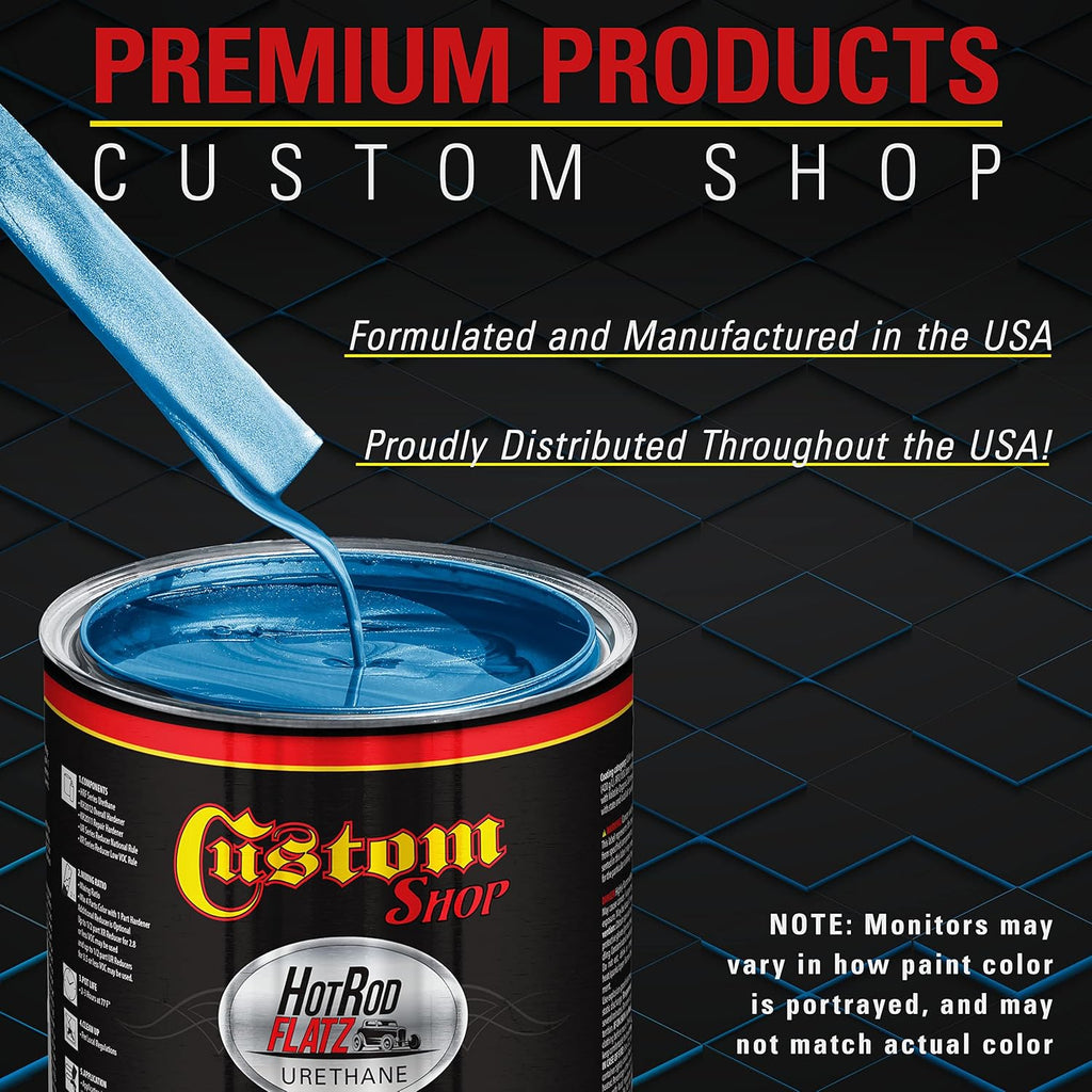 Custo Sho Blu Metalli Ho Ro Flat Fla Matt Sati Urethan Aut Pain Complet Gallo Pain Ki Professiona Lo Shee Automotive Ca Truc Coating 4: Mi Ratio