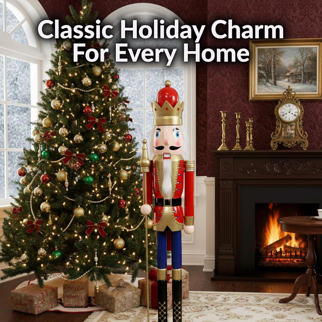 Arnol Th Stron 4f Nutcracke Christma Deco Indoo Traditiona Woode Christma Nutcracke Deco Statue