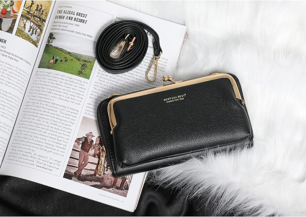 Montana West Small Crossbody Cell Phone Purse for Women RFID Blocking Cellphone Wallet