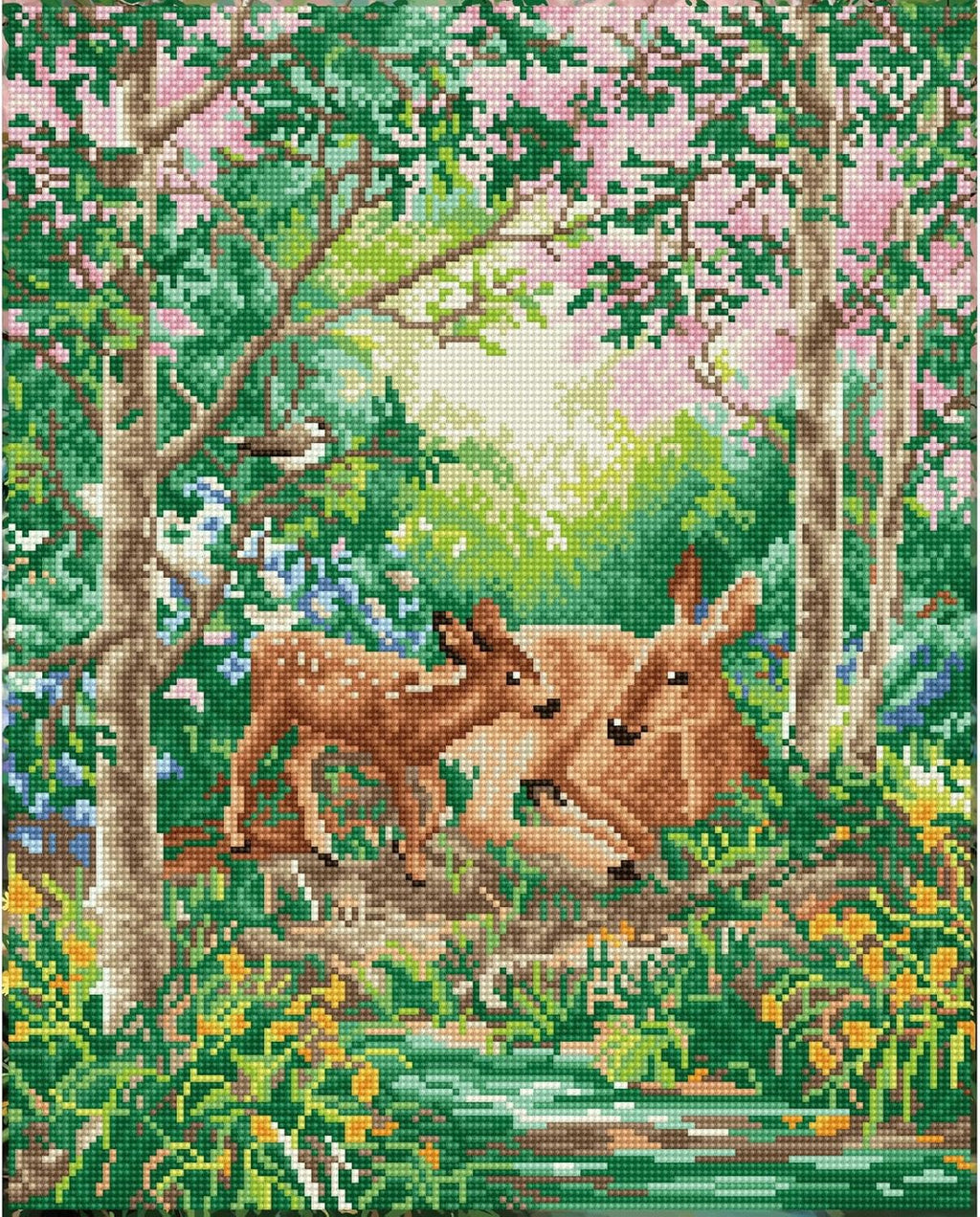 DIAMON DOT Do He Faw Natur Diamon Paintin Kit fo Adult Diamon Ar Kit Relaxin Creativ Craf Ki wit Dot Gem 20inchx16inch