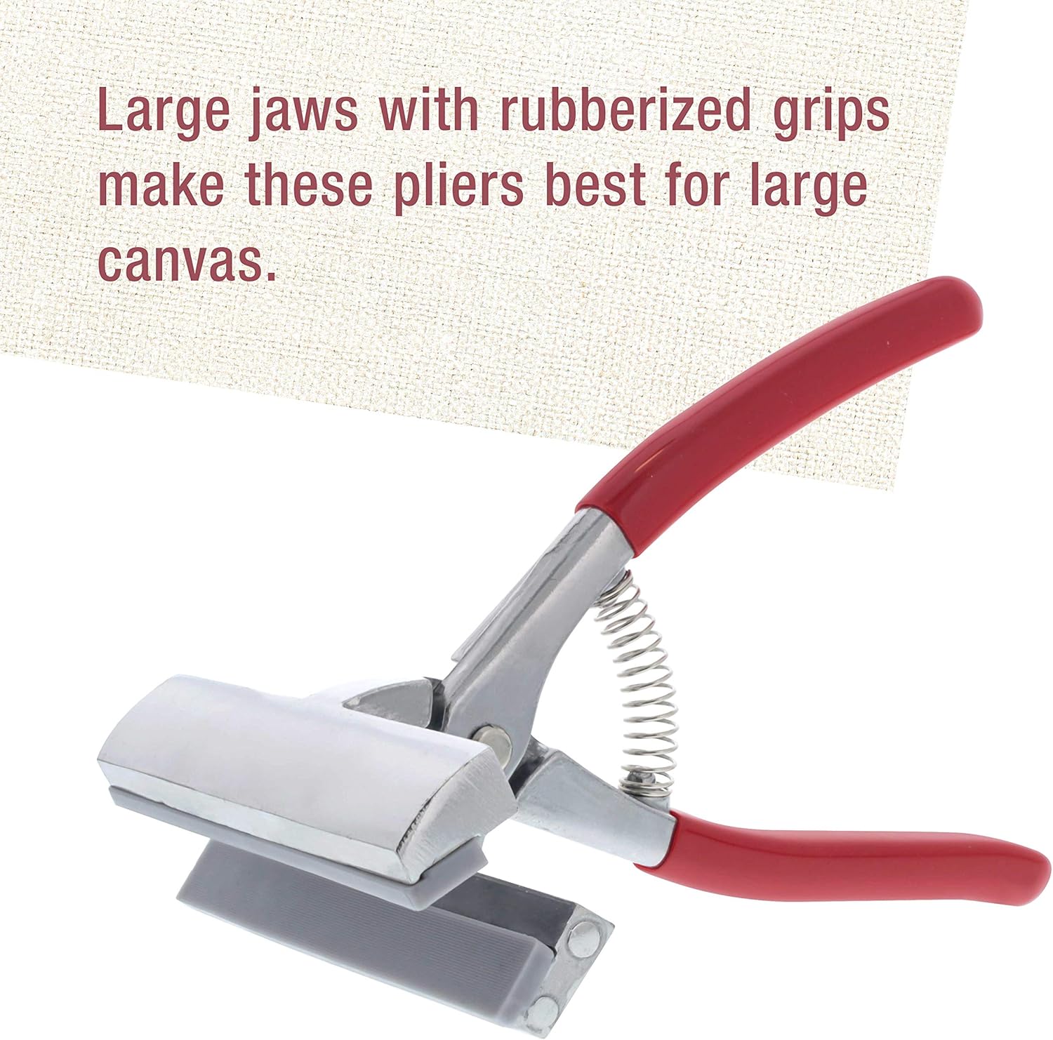 U.S Ar Suppl Extra-Wid Canva Plier 4.75inc Padde Handl fo Stretchin Larg Canvas