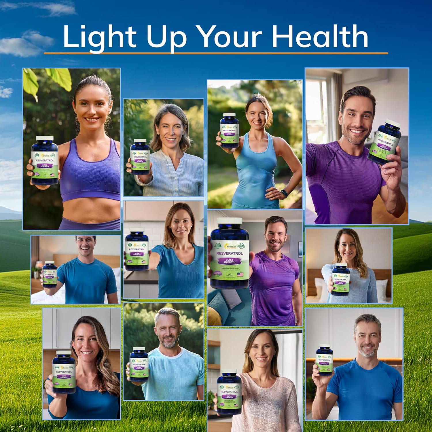 100 Natura Resveratro 1000m Pe Servin Ma Strengt (18 Capsules Antioxidan Supplement Trans-Resveratro Pill fo Hear Healt Pure Polyphenols