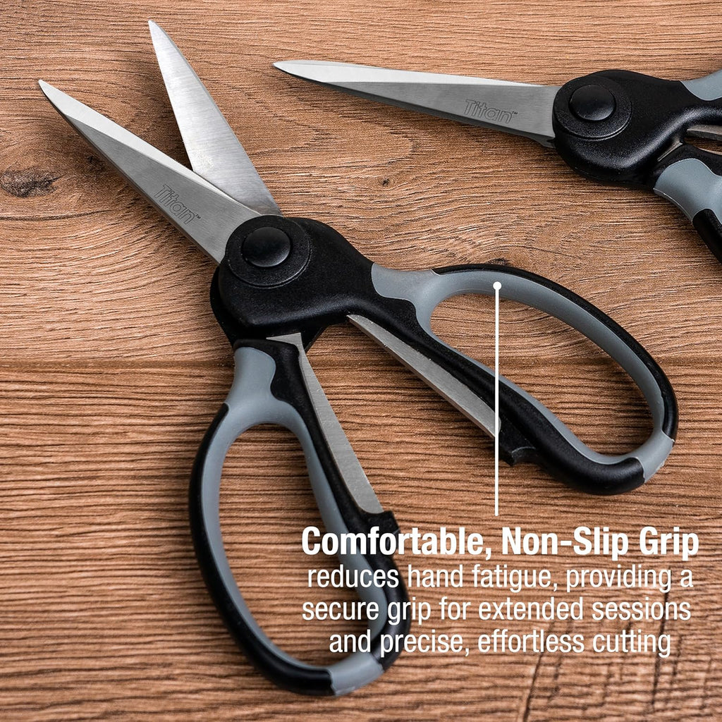Tita Industria Grad Heav Dut Scissor Multipurpos Shear fo Sewin an Craftin Durabl Eas t Us Stainles Stee Blade wit Comfortabl Handle fo Reliabl Precisio Cutting